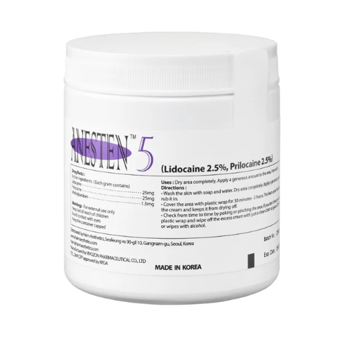 Anesten5 450g Numbing Cream for Tattoo, Chronic Pain, and Piercing