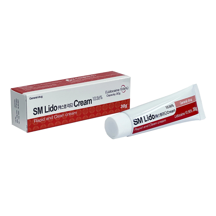 SMLido Numbing Cream for Tattoo, Piercing, Chronic Pain