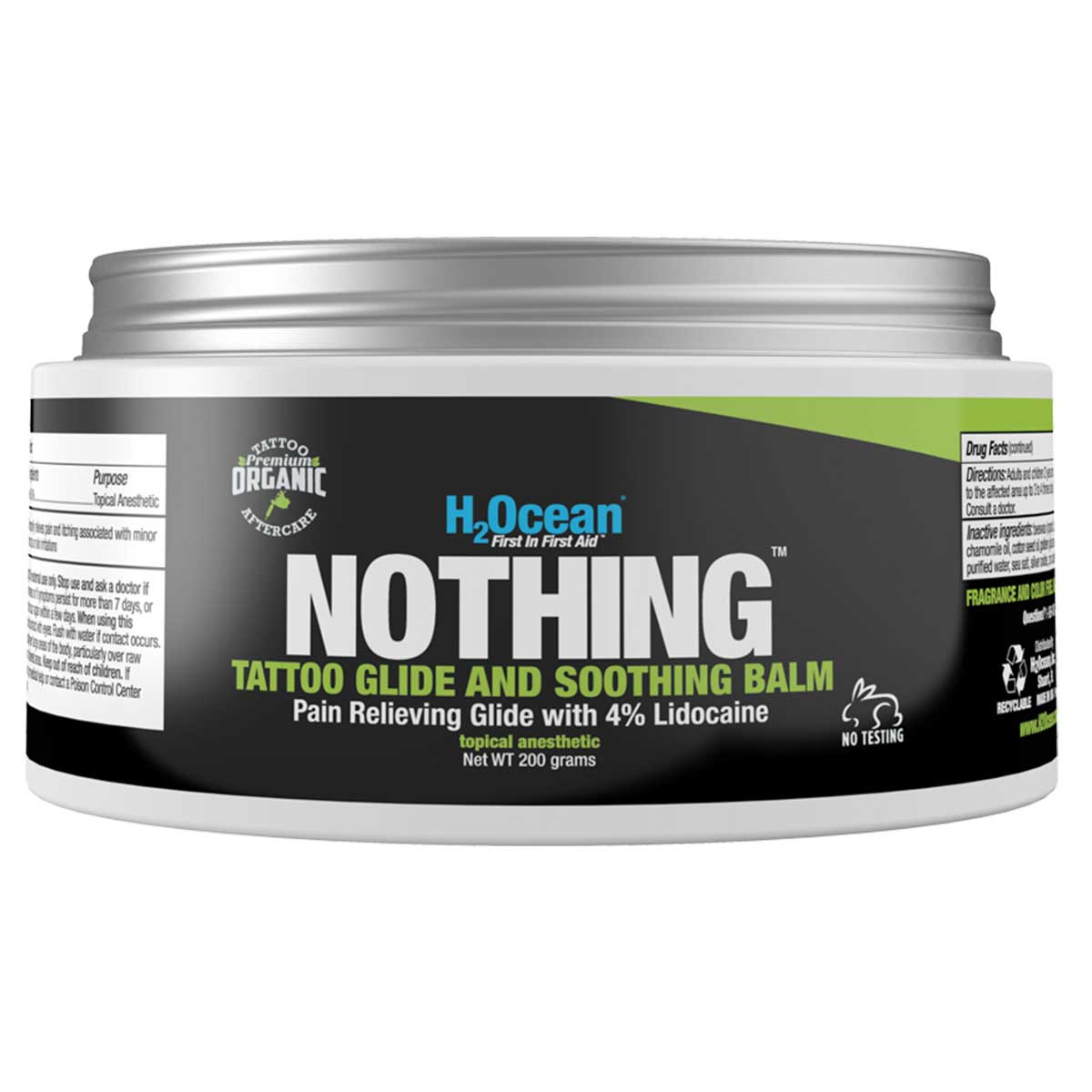 Nothing 200g Numbing Cream by H2Ocean — Sleepy Bee Supplies